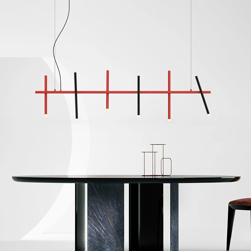 

Итальянский минималистичный креативный подвесной светильник для ресторана, гостиной, бара, кафе, кухни, передвижная светодиодная подвесная люстра, украшение