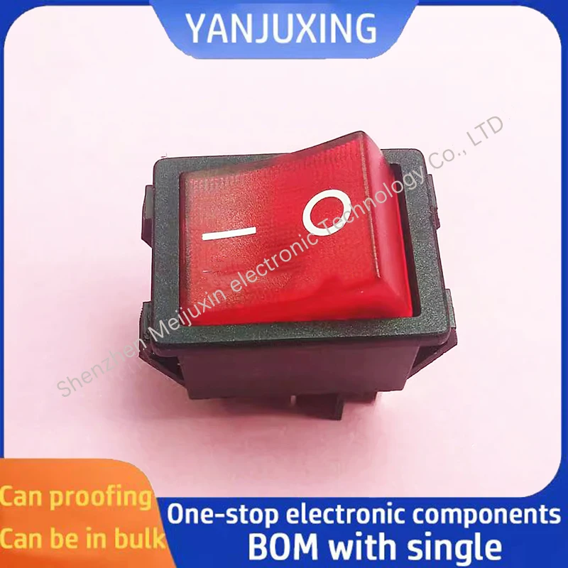 1~5pcs/lot T105/55 R5 Power switch 4 pin 2 gear with red light boat switch 25X32 panel