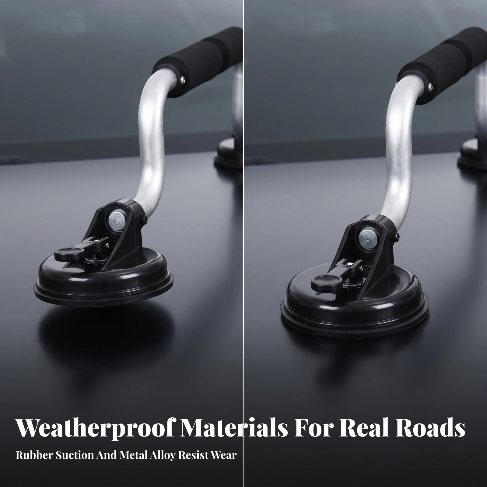 Suction Cup Rack for Paddle Board with Thick Foam Padding Lightweight Aluminum Frame Roof Mount for Surfboard