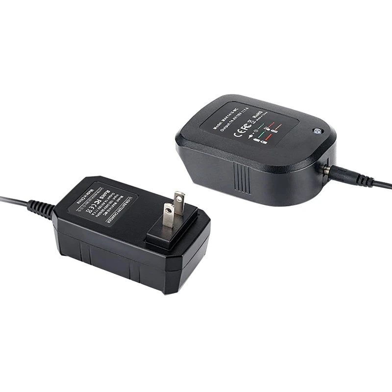 

AC100-240V MAX Lithium Battery Charger Adapter Replacement Charger for Makita 18V/14.4V Lithium Batteries BL1830/BL1840/BL1850