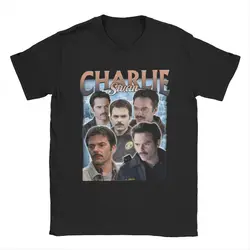 Charlie Swan Twilight T Shirts for Men Pure Cotton Creative T-Shirt Round Neck Tee Shirt Short Sleeve Clothing Plus Size