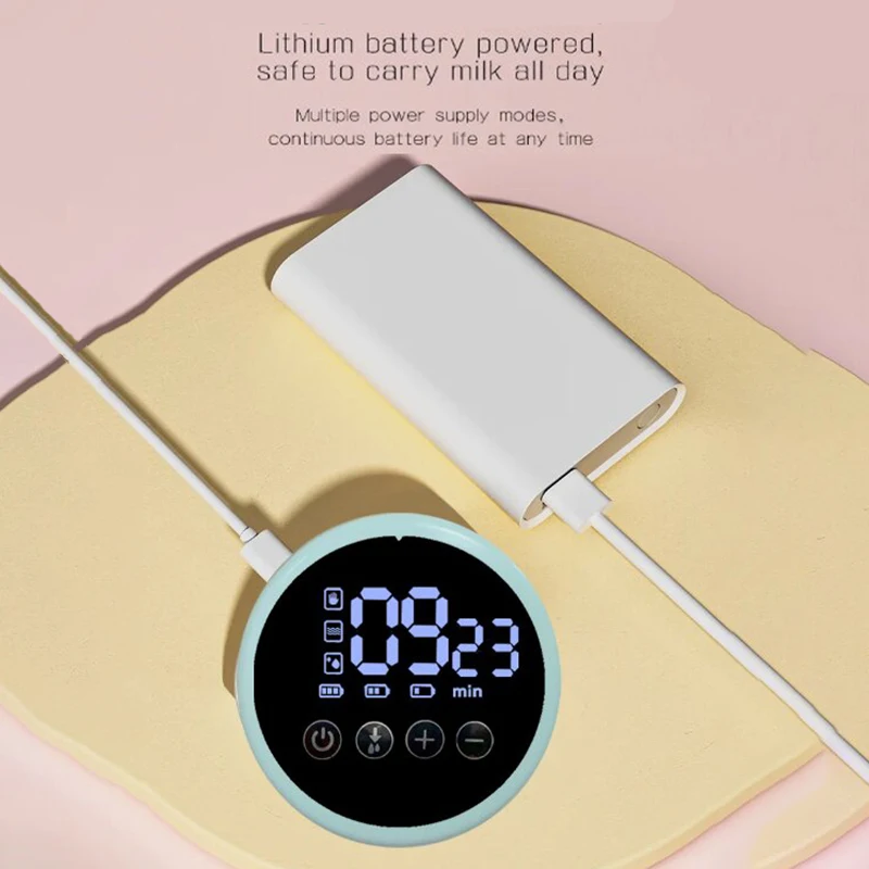 Nuova macchina per tiralatte elettrica con aspirazione per il latte materno Massaggio postpartum Ricarica tiralatte indolore e silenziosa