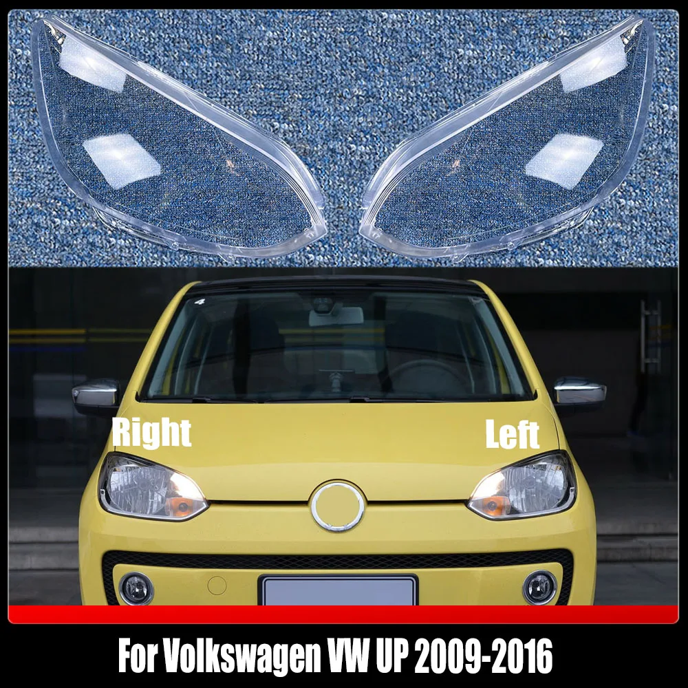 

Car Accessories Headlamp Cover Transparent Lampshade Headlight Shell Plexiglass For Volkswagen VW UP 2009-2016