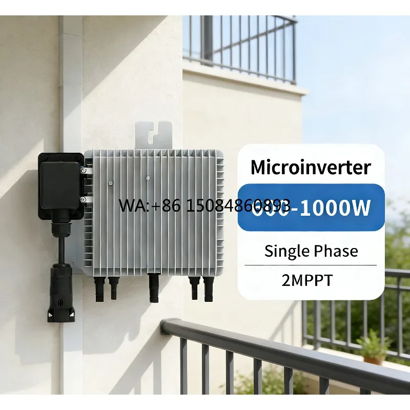 Solar balcony power generation1000W Deye SUN-M100G4-EU-Q0 Micro Inverter 230V Single Phase 2 MPPT Quick-Plug Balcony Use