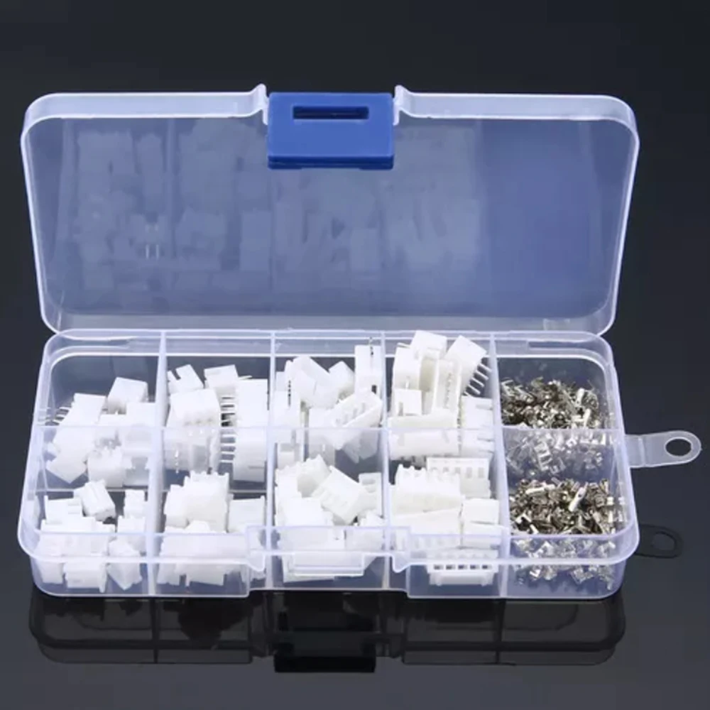 150pcs/40 sets 2p 3p 4p 5 pin 2.54mm Pitch Terminal Housing Header Connector Wire XH BE