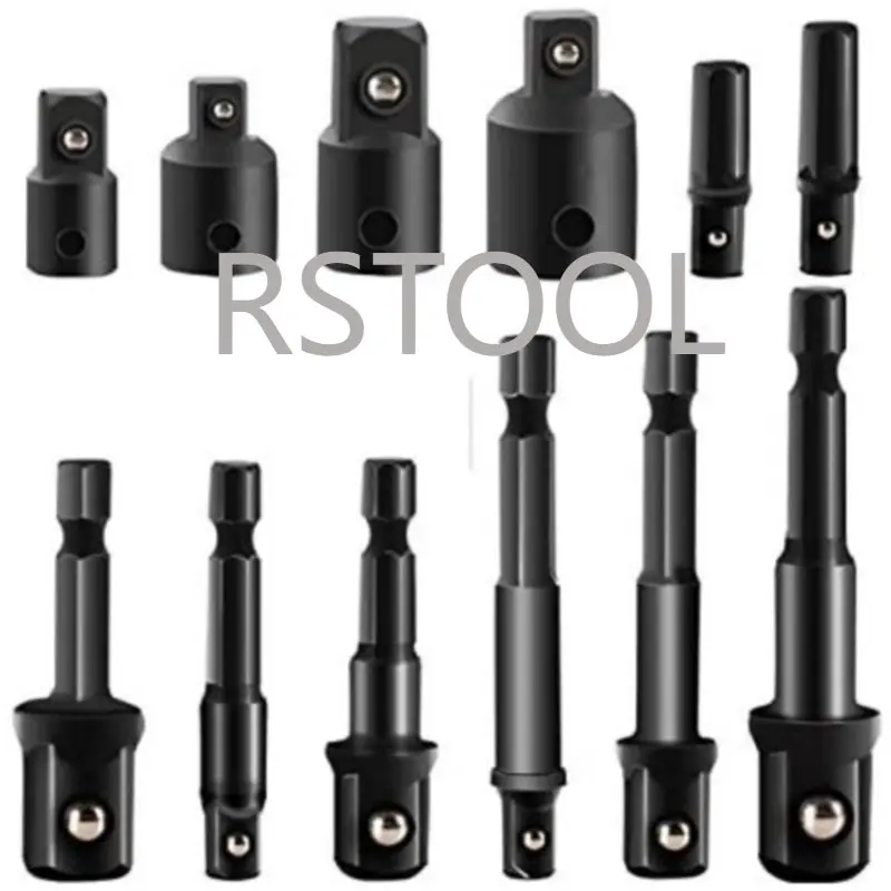 12 Chiếc Máy Khoan Ổ Cắm Adapter Và Giảm Tốc Bộ Mở Rộng Bộ Chuyển Máy Khoan Vào Tốc Độ Cao Hạt Driver 1/4 ", 3/8" Và 1/2 "Ổ