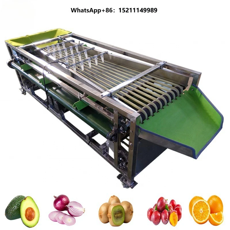 Electronic Avocado Potato Carrot Pineapple Fruit Vegetable Size Sorting and Grading Machine Equipment