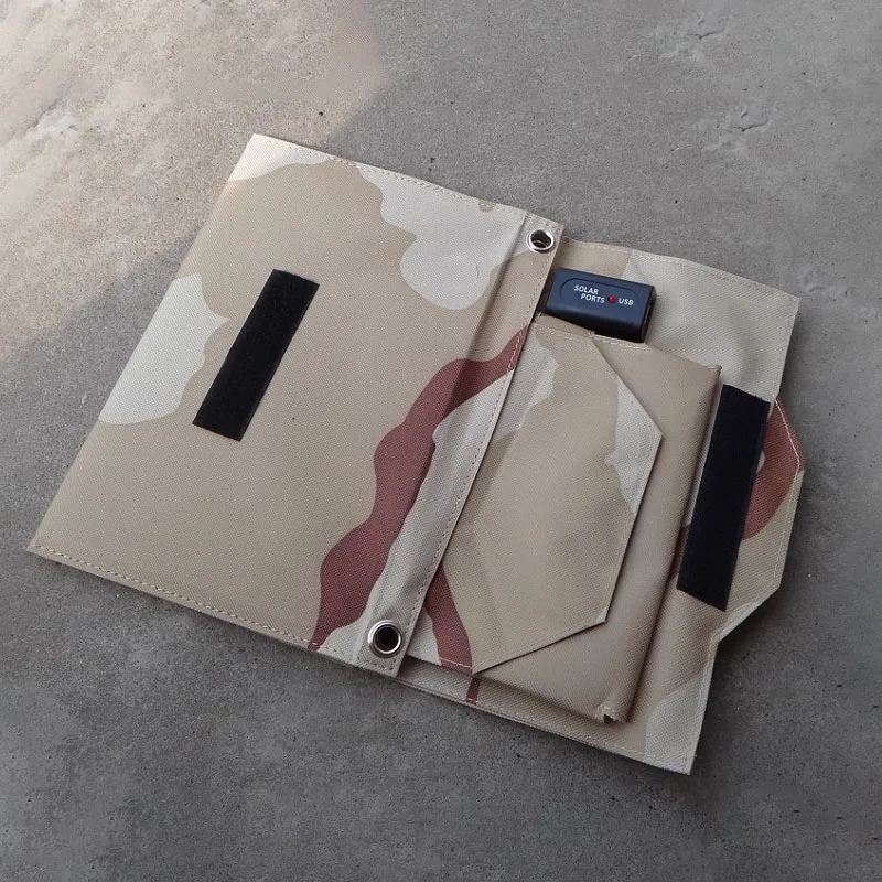 7 Вт складная солнечная панель портативное сверхлегкое водонепроницаемое складное солнечное зарядное устройство для кемпинга на открытом воздухе зарядка мобильного телефона