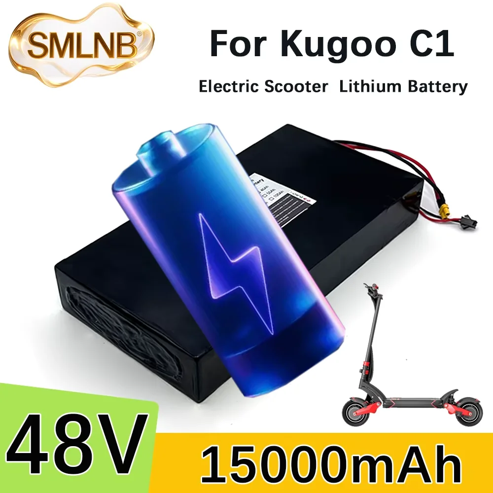 

13S4P battery For Kugoo C1 Electric Scooter 48V 15Ah Powerful Motor 18650 Lithium Battery Upgrade Original Scooter battery