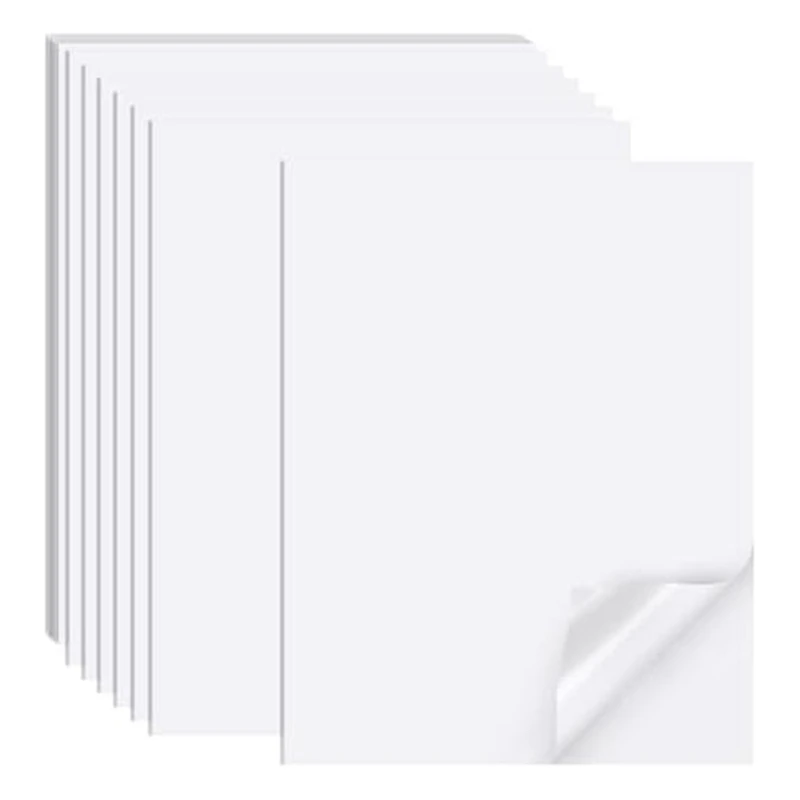 

Inkjet Printable Sticker Paper Printer Full Sheet Labels 21Cm X 30Cm, Suitable For Inkjet Printers