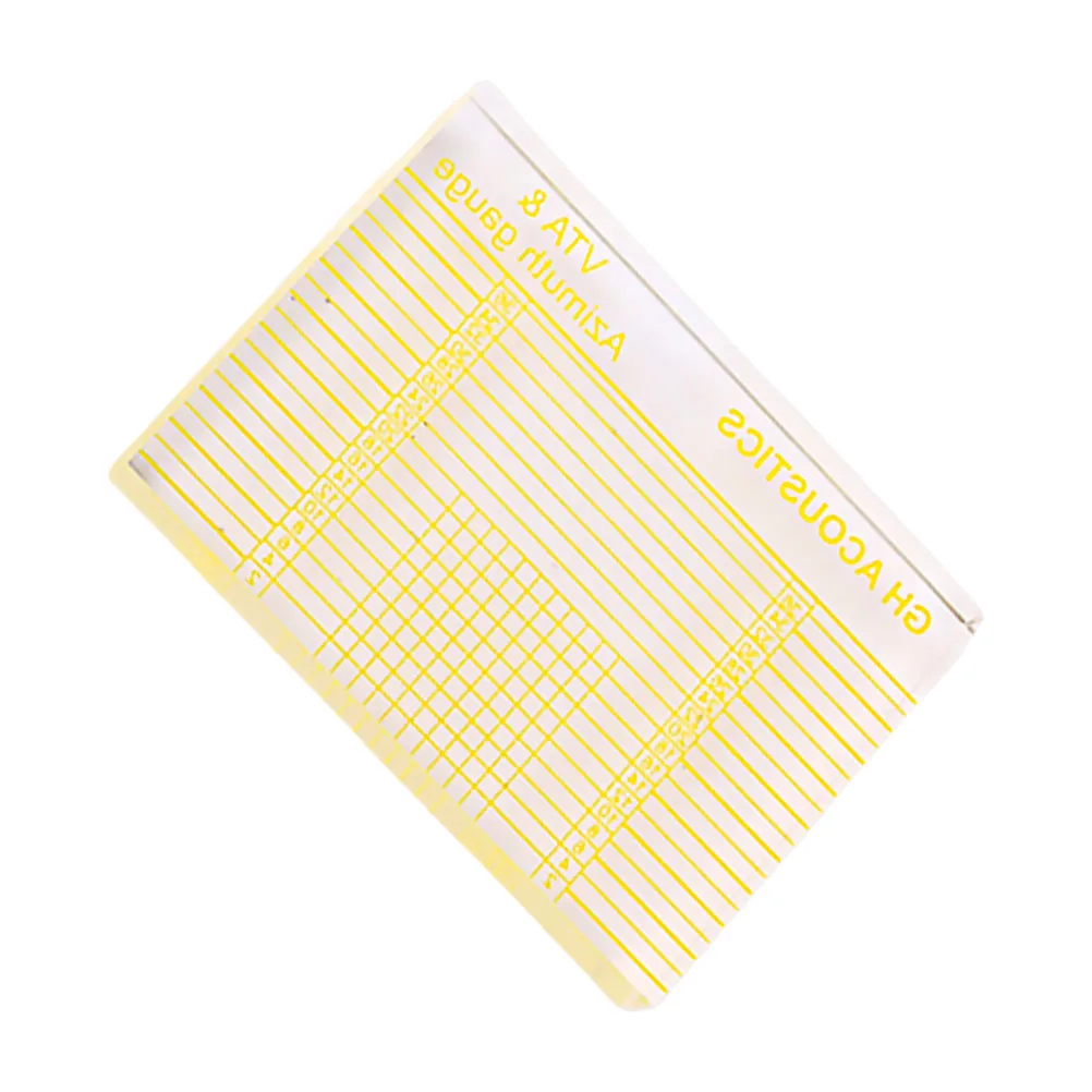 

Compact PVC Cartridge Alignment Tool Azimuth Ruler Gauge Measuring Device For Phono Turntable Record Player