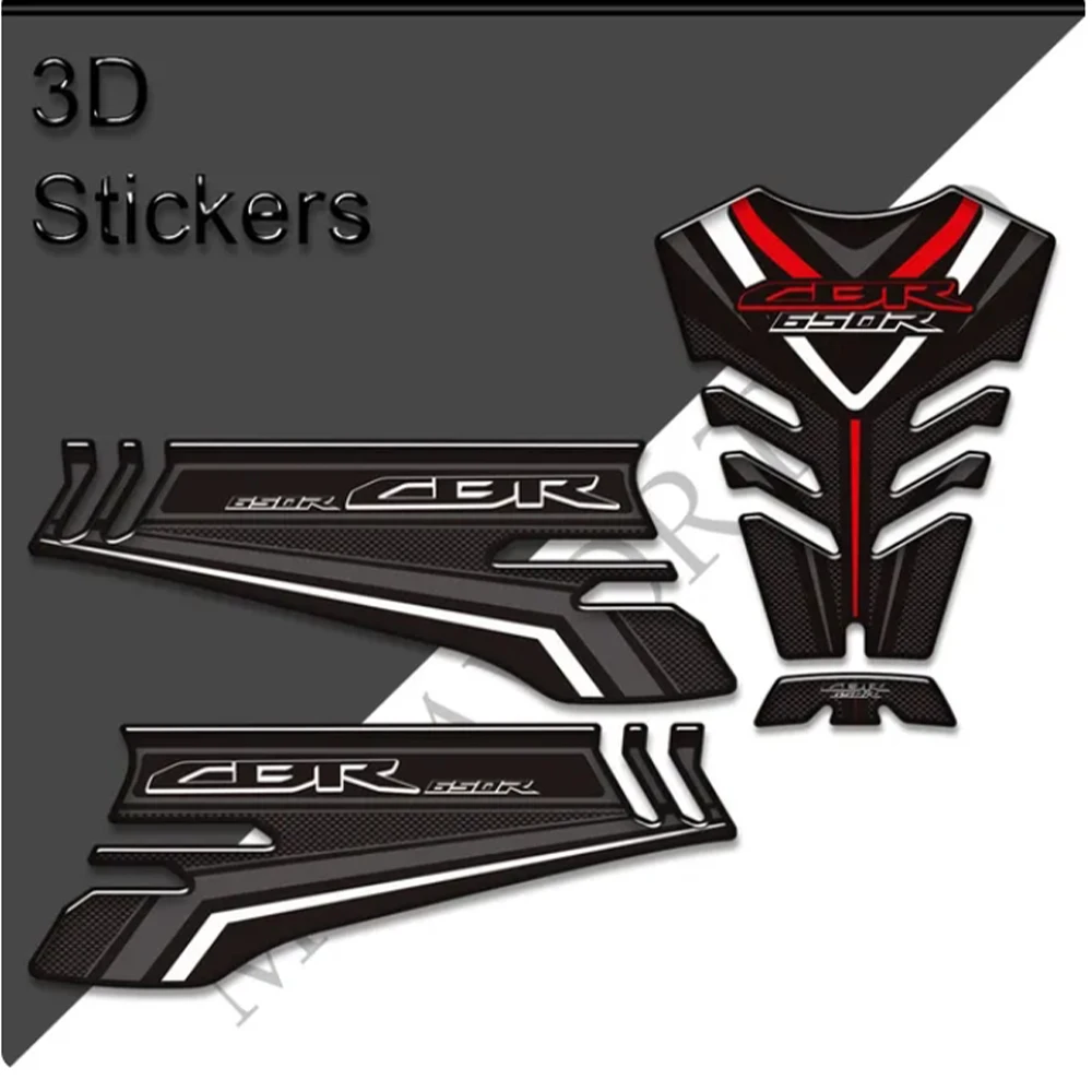 Tank Pad Protection For Honda CBR 650R CBR650R HRC Fireblade Motorcycle Side Grips 3D Stickers Decals Gas Fuel Oil Kit Knee