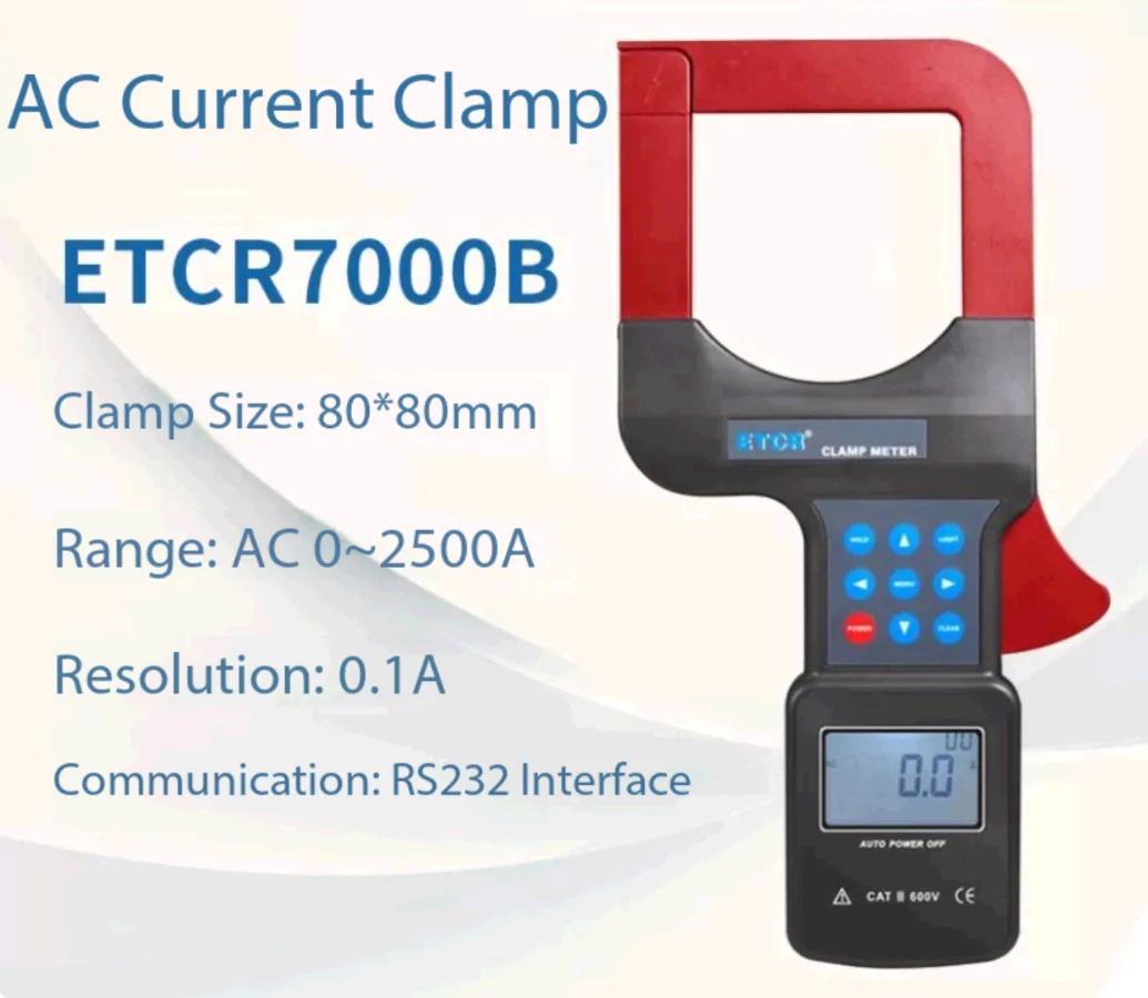 ETCR7000/B Large-Range Clamp Meter/High Current Clamp Meter/Leakage Current Test