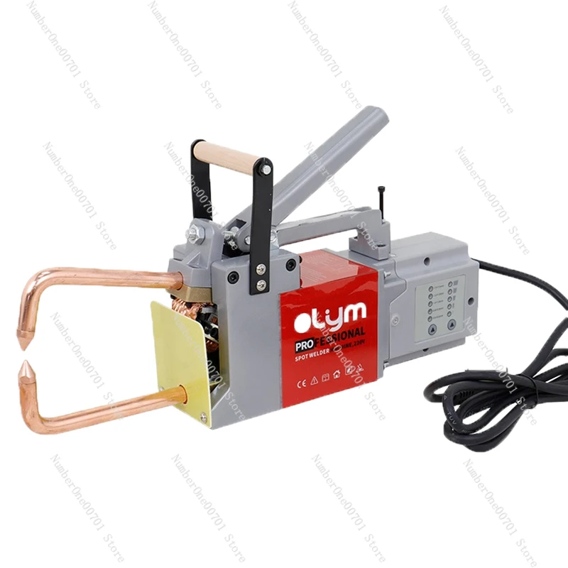 Resistance Spot Welding Machine 220V Welding Thickness 2.0+2.0mm Steel Plate Sheet Metal CE Portable Spot Welder