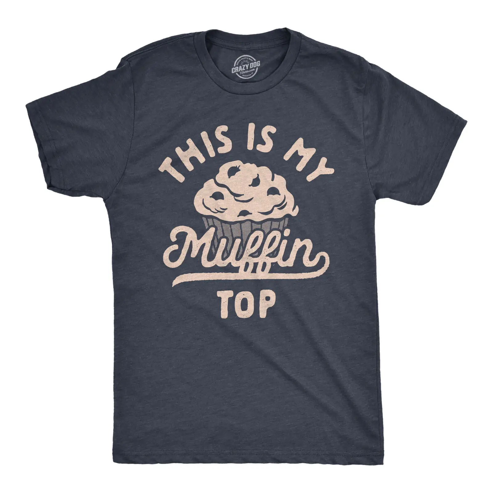 Mens This Is My Muffin Top T Shirt Funny Fat Rolls Baked Muffins Joke Tee For