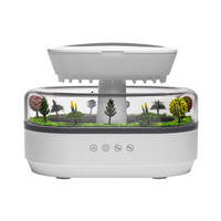 Raindrop White Noise Air Humidifier & Essential Oil Diffuser, Ultrasonic Cool Mist Maker with Colorful Lights, 300ml for Bedroom