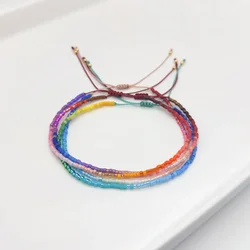 KKBEAD Dainty Bracelets Gradient Color Miyuki Bracelet for Women Jewelry Gift Boho Style Hnadmade Beaded Pulseras Mujer