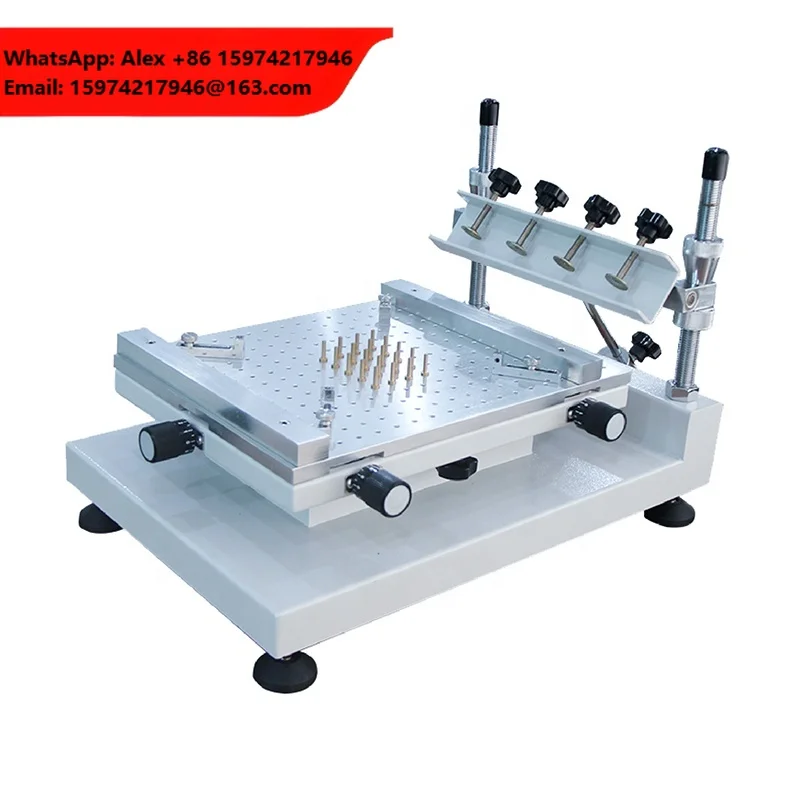 Stencil Printer Solder Paste High Accuracy SMT Stencil Printer Manual For LED SMT Production Line