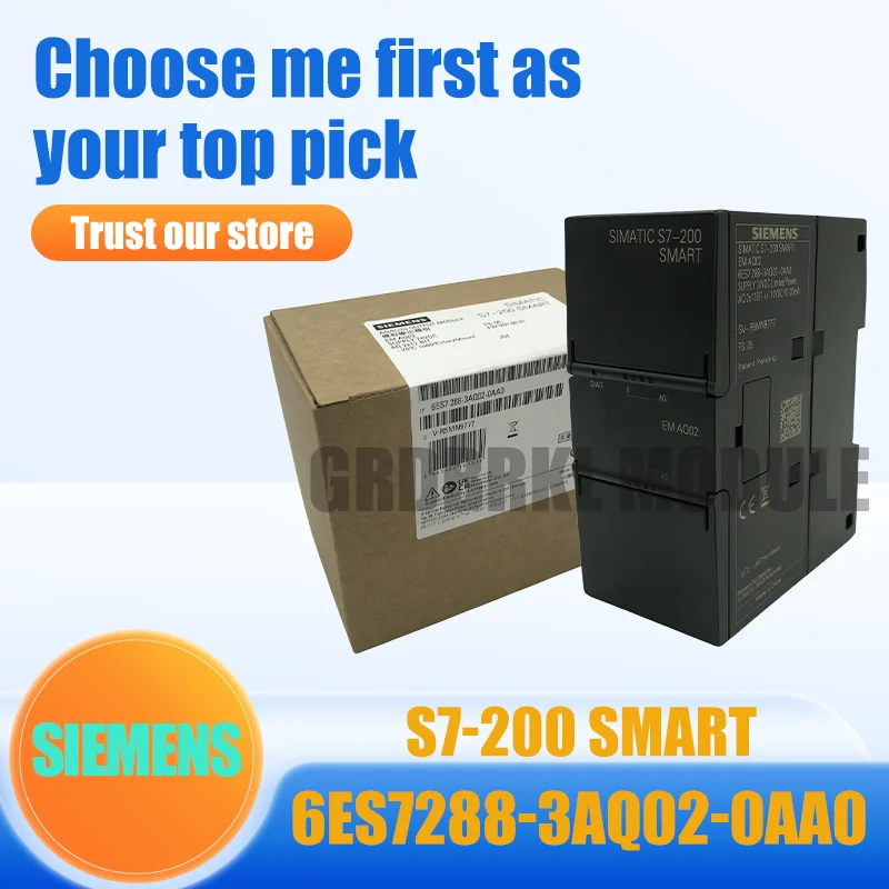 

Brand New SIEMENS 6ES7288-3AQ02-0AA0 6ES7288-3AQ04-0AA0 6ES7288-3AE08-0AA0 6ES7288-3AE04-0AA0 S7-200 SMART Controller