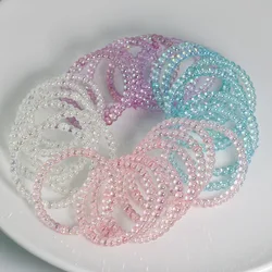 Loose Hollow Round Loop Spacer Beads For Jewerly Making DIY Decoration Earrings Phone Chain Car Hanging Beadable Pen Accessories