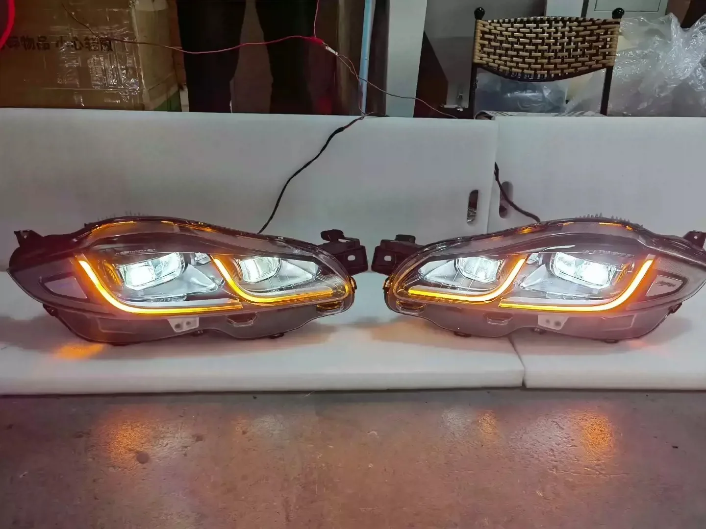 

Front headlamp Full Led Headlight for Jaguar XJ L Daytime Running DRL Turn signal