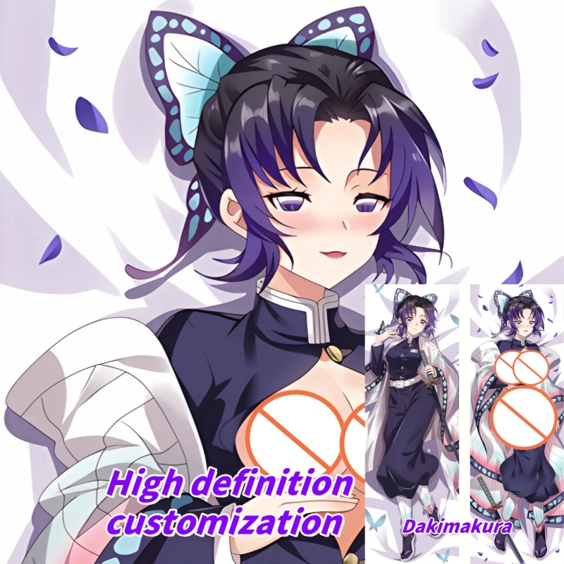 

Dakimakura Anime Pillow Case Kochou Shinobu Double-sided Print Of Life-size Body Pillowcase Gifts