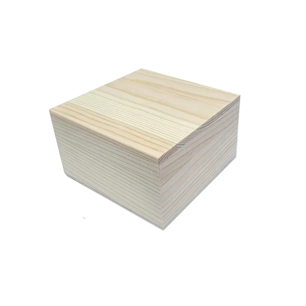 Retro Wooden Storage Box Plain Wood With Lid Multifunction Hinged Boxes Packing Jewelry Case Box Home Sundries Storage Box