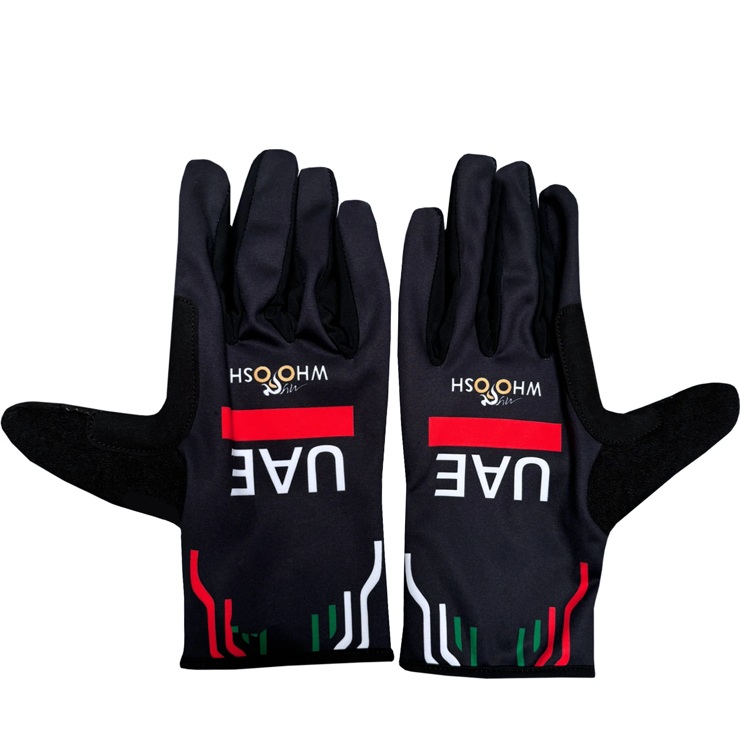 Black Cycling Winter Gloves 2025 UAE Team Full Finger Bicycle GLOVES Men Women Thermal Fleece Ropa MTB Mittens Road Bike Gloves