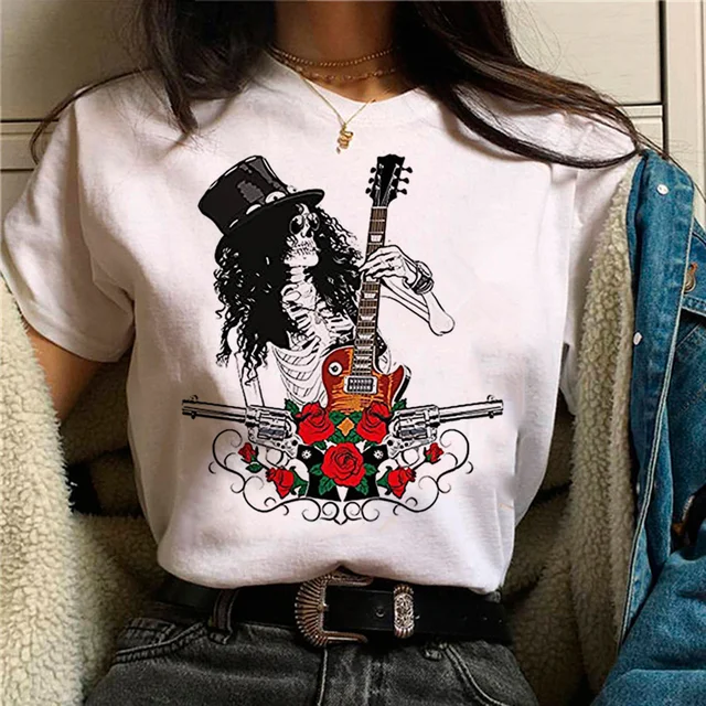 Slash Tee damskie koszulki harajuku śmieszne ubrania y2k harajuku