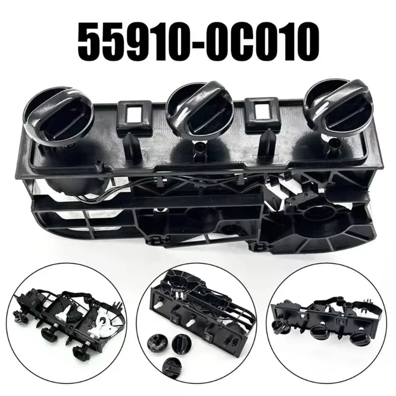 

A/C Heater Climate Control Switch Button Assembly For 2000- 2006 Toyota Tundra Temperature Adjustments 559100C010 559050C010