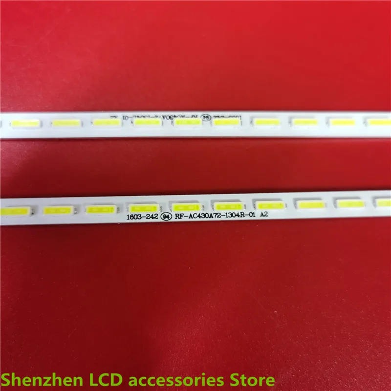 RF-AC430A72-1304L-01 Nhôm 100% Mới LCD Đèn Nền Thanh Lef T + Phải