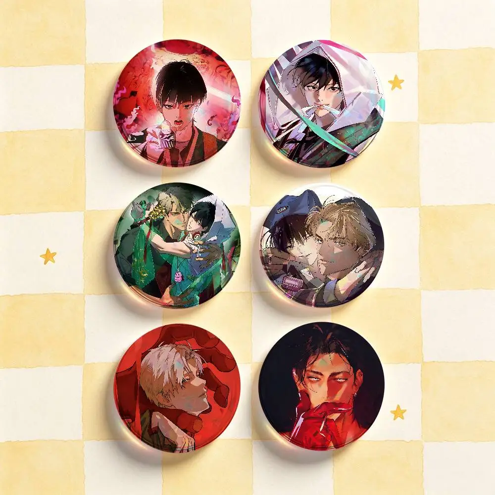 The Thread Never Burned Badges 25 32 44 58 75 mm Round Customizable Wholesale Fan goods Self-made fan freebies