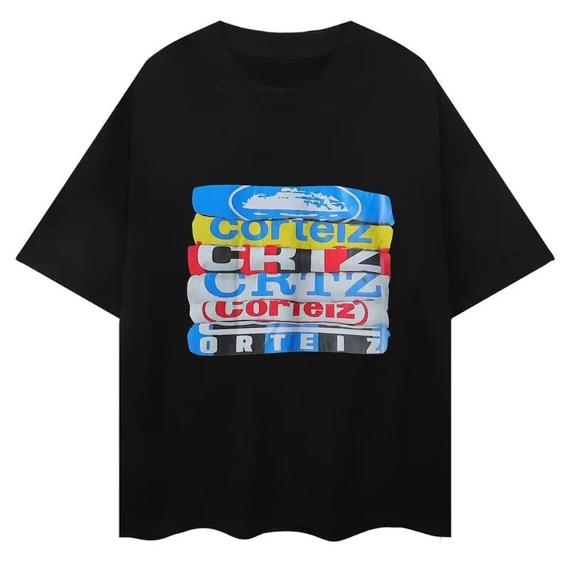 

2025 New Summer CORTEIZ Alcatraz T-Shirt Men Women Graphic Print Cotton Loose Fit Streetwear American Vintage Trendy Fashion Tee