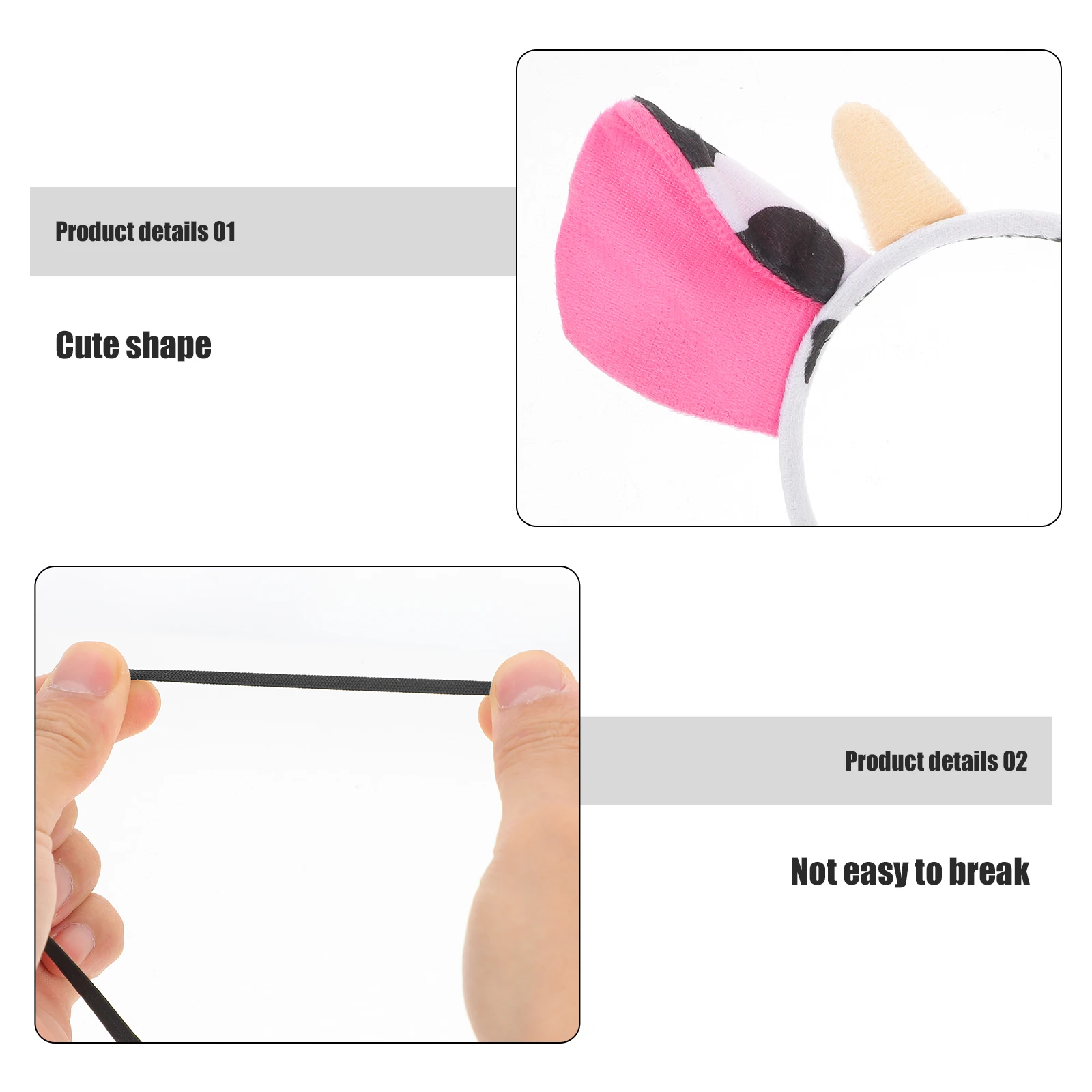 Mucca Spogliatoio Puntelli Costume Dairy Animale Cosplay Fascia Guanti Coda Papillon Carino Bagno Trucco Accessorio per feste per ragazze