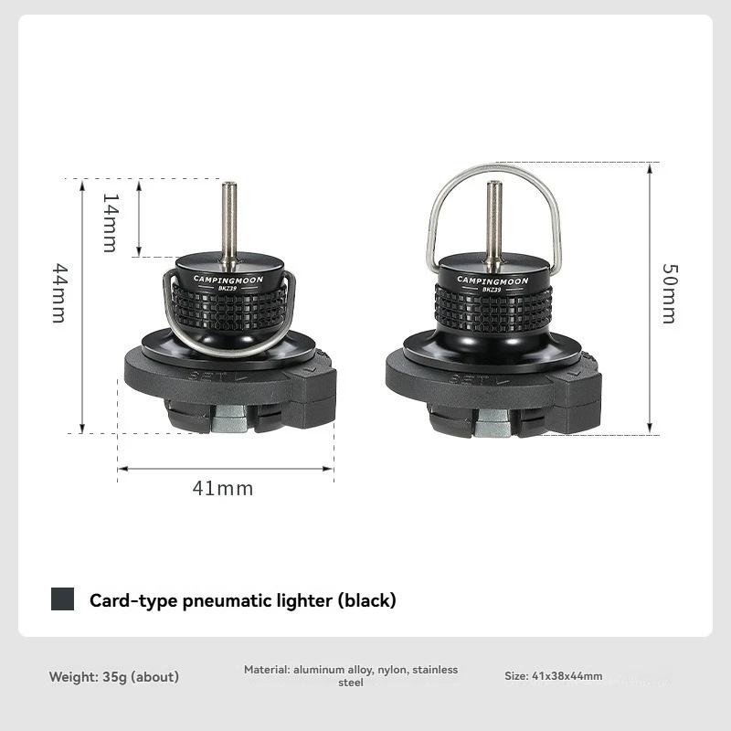 CAMPINGMOON Z39 Standard-Zigarettenanzünderadapter 1 Stück mit federbelastetem Druckventil für schnelles Nachfüllen – günstig und praktisch – Detail 1