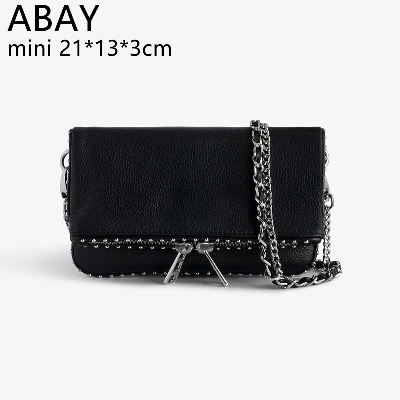 Vintage Fashion Leather Shoulder Crossbody Party Rock 2024 Designer Brand Wings Classic Bags Women Bag