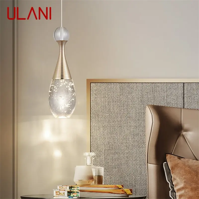 

ULANI Contemporary Pendant Lamp Creative Crystal Chandelier LED Fixtures Light Decorative for Bedroom Dining Room