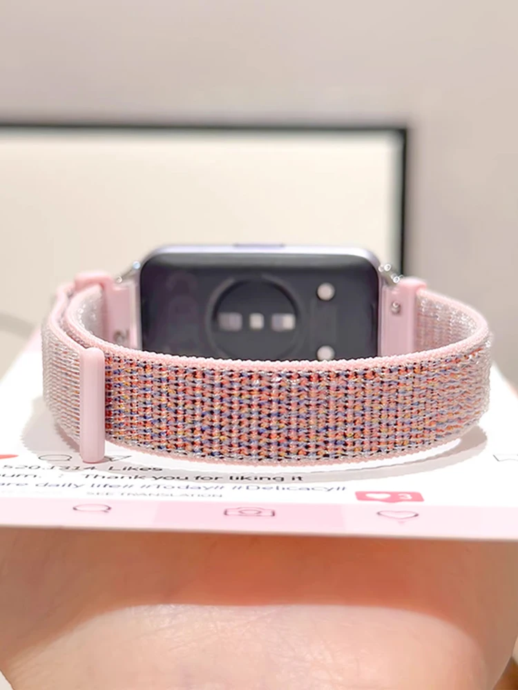 Pulseira de Nylon Esportiva para Huawei Band 10/9/8 - Correia de Substituição, Acessório para Smartband HUAWEI Band 10 Strap Belt