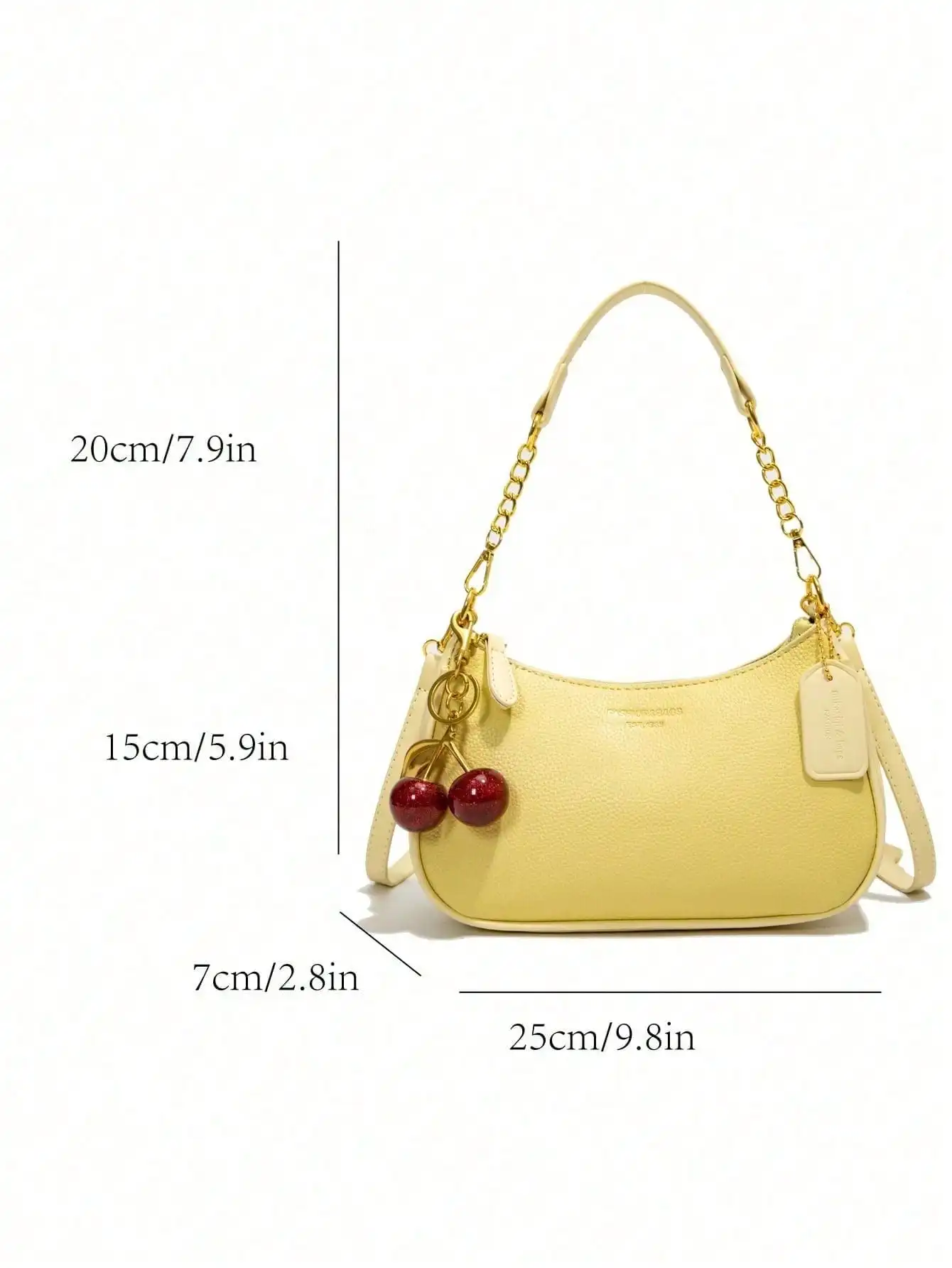 حقيبة الهلال الكلاسيكية بنمط الحروف البرية - حقيبة كتف/تحت الإبط مقاومة للماء للتسوق #2