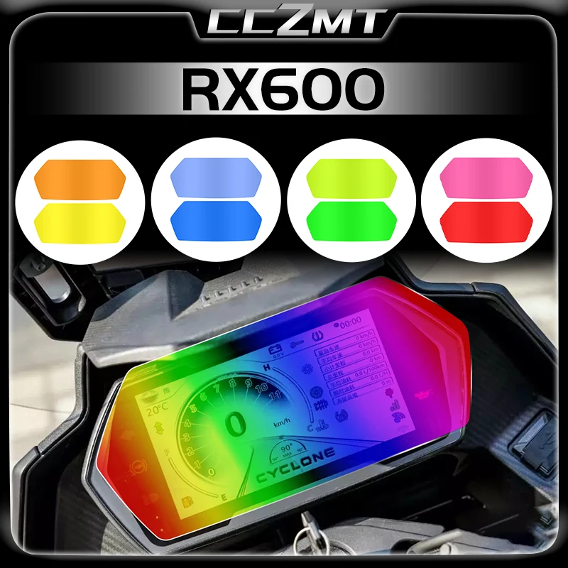 For CYCLONE RX600 Motorcycle Scratch Cluster Screen Dashboard Protection Instrument Film accessories