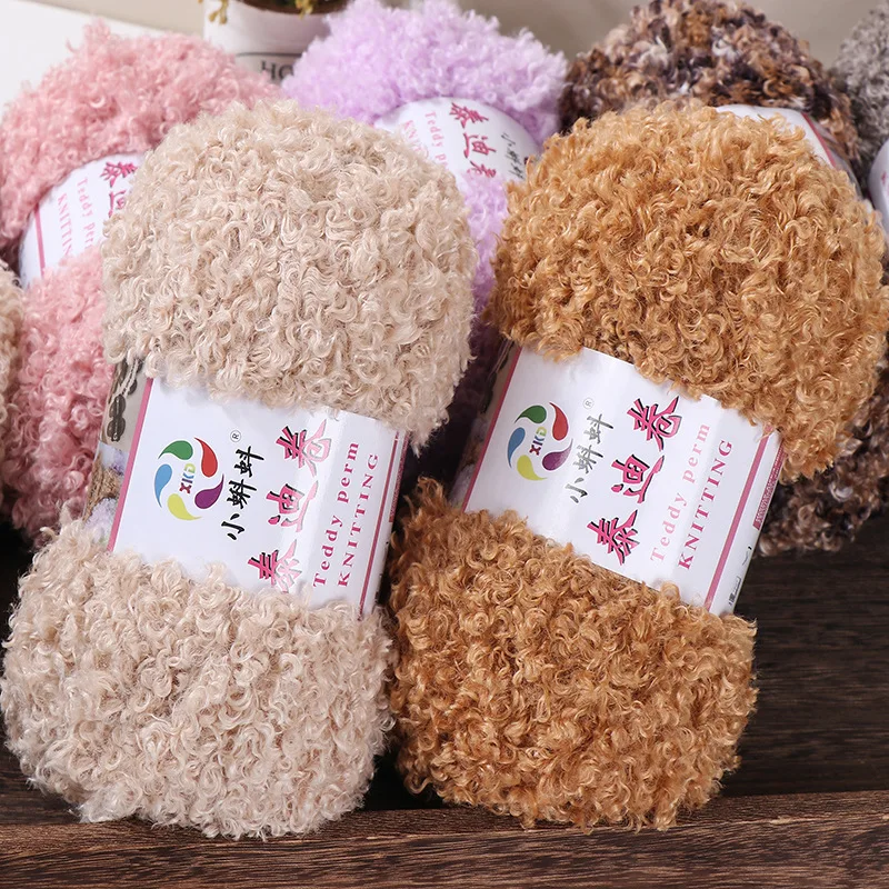 100g/Roll Yarn Ball for DIY Woven Bag Hat Scarf Winding Crochet Knitting Thread Chunky Soft Wool Yarn for Hand Knitting