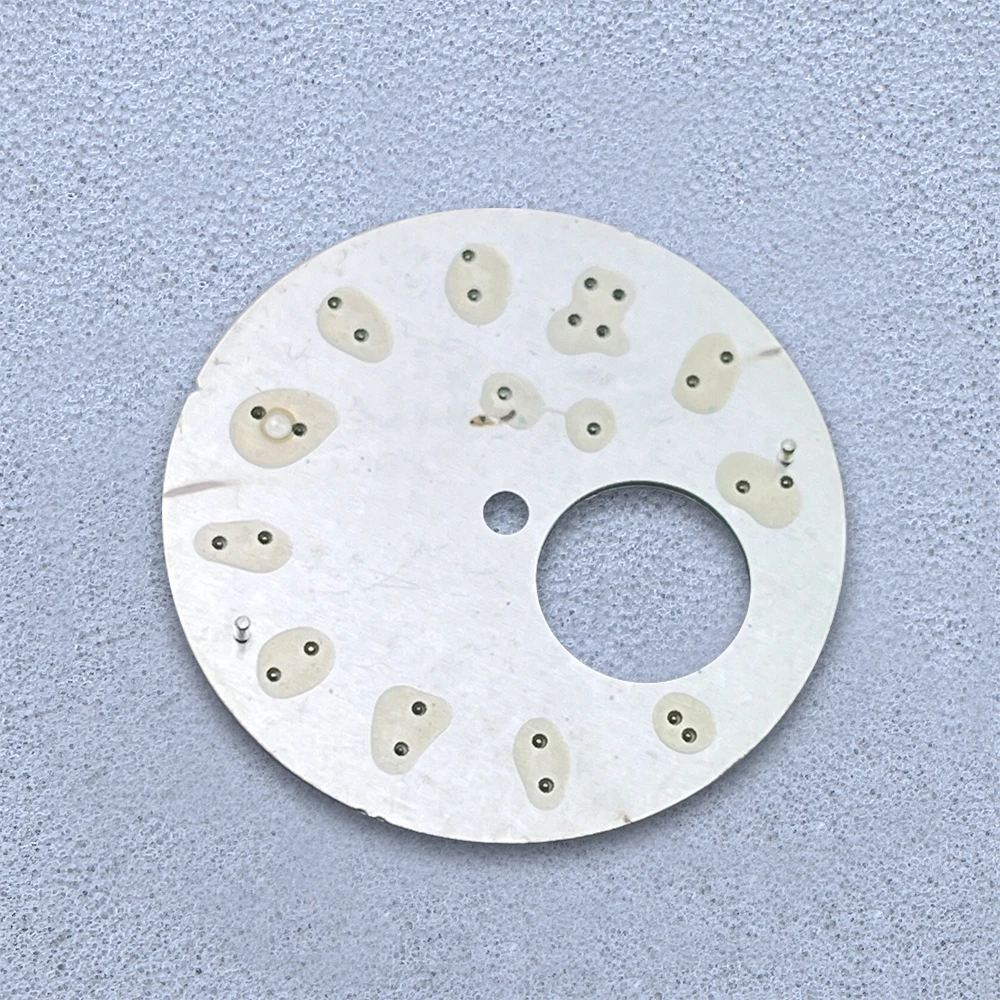 30.5mm S Logo Hollow Dial Fit NH38/NH35/NH36 Japanese Movement Green Luminous High-Quality Watch Modified Accessories