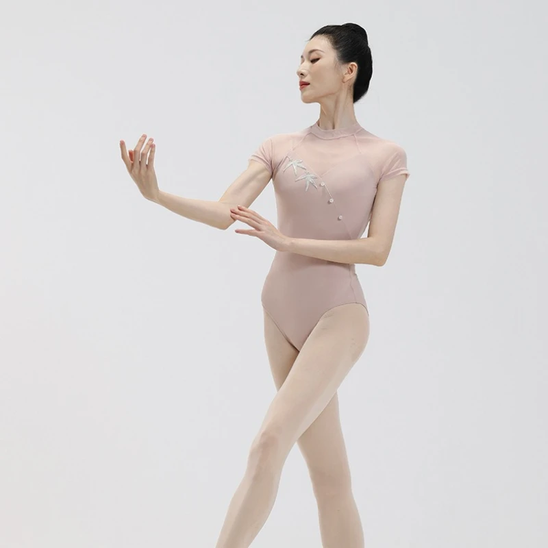 maillot-de-ballet-para-mujer-con-diseno-empalmado-​-​-traje-de-gimnasia-de-malla-para-entrenamiento-ropa-de-danza-para-adultos-femenino-sin-espalda-manga-corta