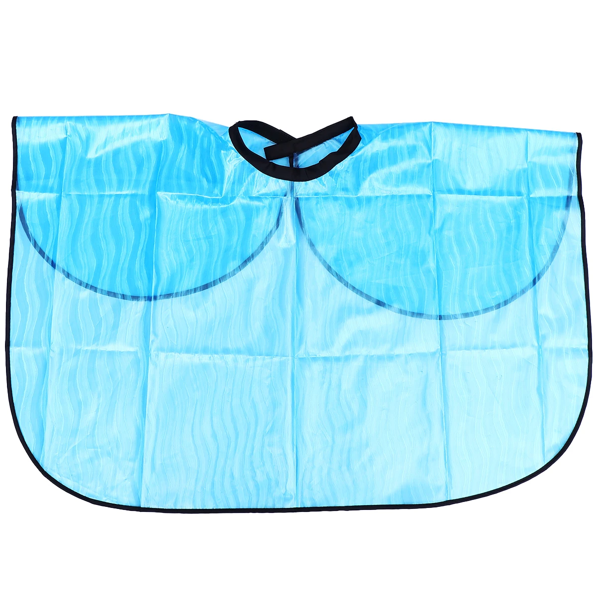 

Transparent Water Ripples Cape Widened Enlarged Waterproof Hair Salon Apron Hairdressing Cloth Oil Treatment Hair Care Shawl