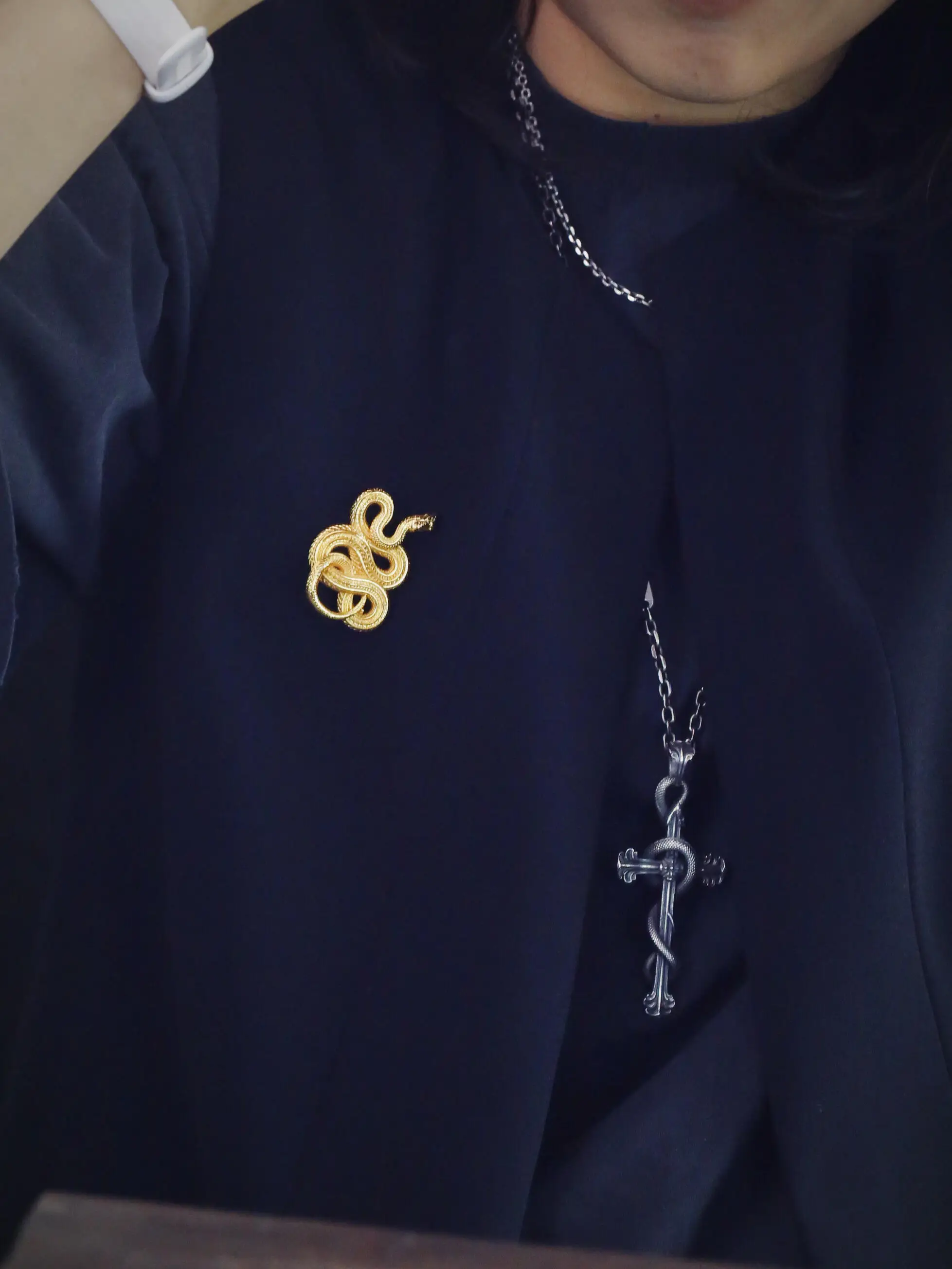 Broche de  Banhado a Ouro 18K, Alfinete de Camisa Vintage com  do Zodíaco Chinês, Acessório Masculino Moderno, Desi...