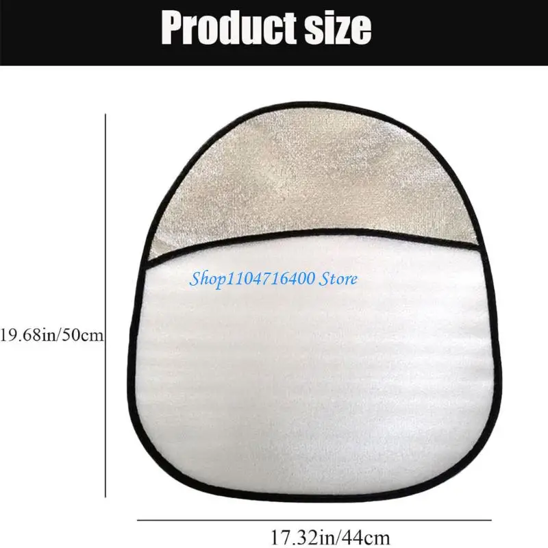 Y1GD Universal Teadering Wheel Cover Sunshade Cover Parasols Shield يمنع ارتفاع درجة الحرارة