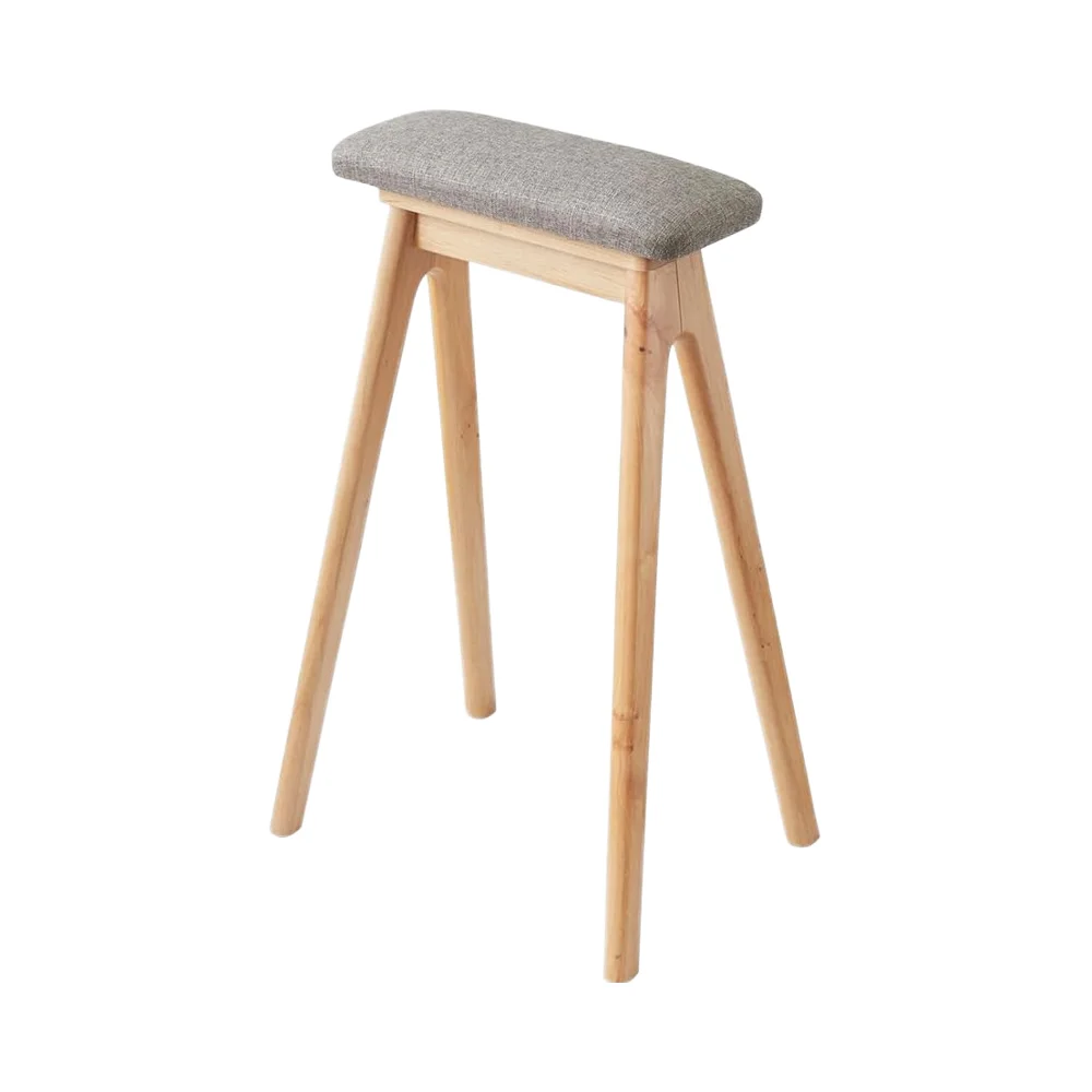 

Ricomendo Кухонный табурет из натурального массива ольхи, прямоугольной формы, экологически чистый высокий табурет (хаки)