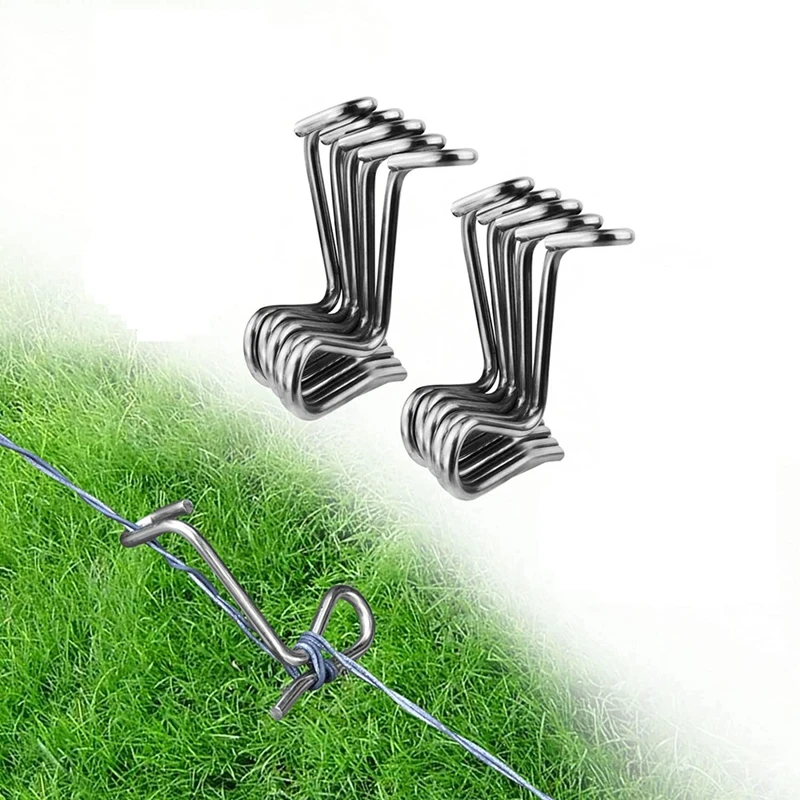 

Fence Wire Tensioner - Fence Wire Tensioning Tool, Reusable Barbed Wire Fence Tools For Fast Tightening Wire (10 Pcs)