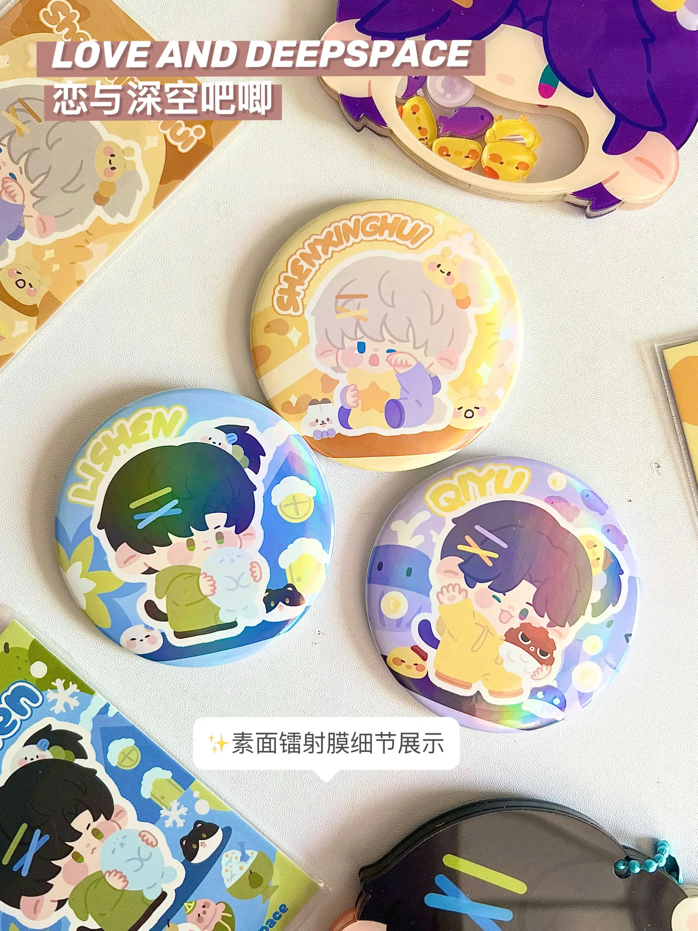 Anime Love and Deepspace Rafayel Zayne 45% Sylus Cosplay, Acrylique Shake Fighter Danemark ge, Pendentif Décoration, Noël, Cadeau d'anniversaire