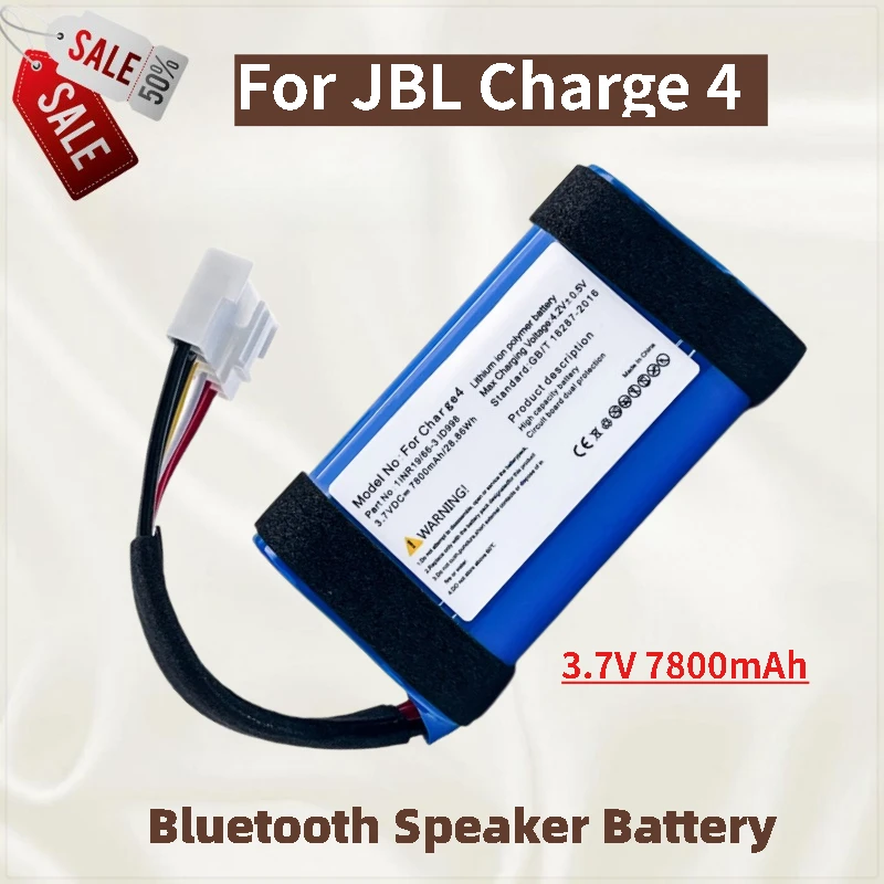 

High Quality Battery 3.7V 7800mAh For JBL Charge 4 Bluetooth Speaker Brand New Replacement Battery